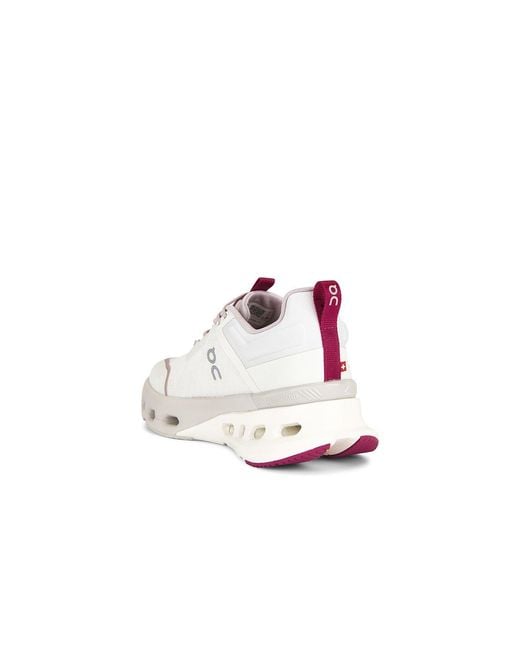 On Shoes White Cloudnova X Sneaker