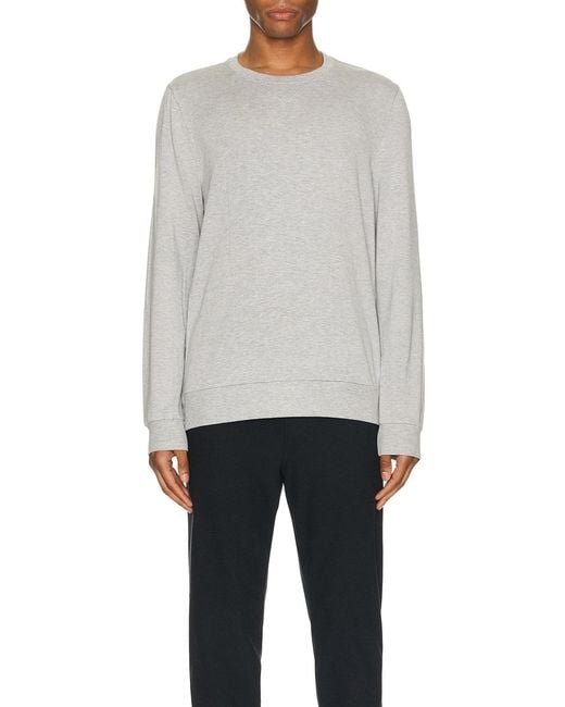 Beyond Yoga White Always Beyond Pullover Crew for men
