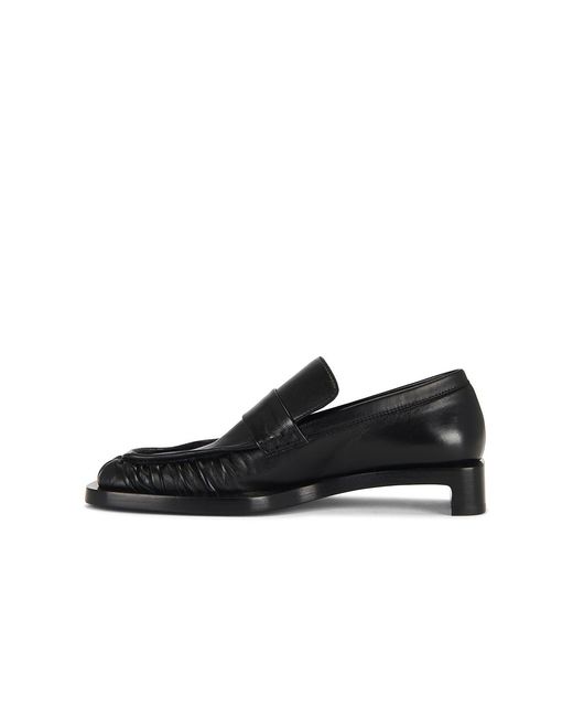 Jil Sander Black Heeled Loafer