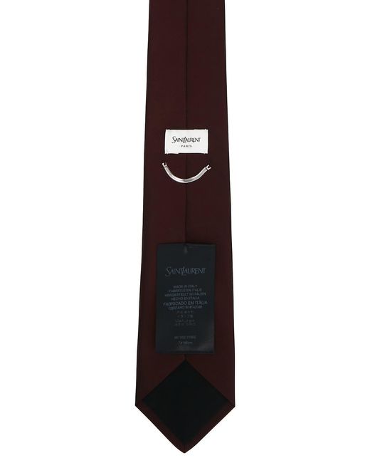 Saint Laurent Purple Plain Tie for men