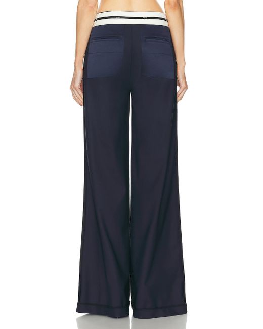 Monse Blue Inside Out Tailored Trouser