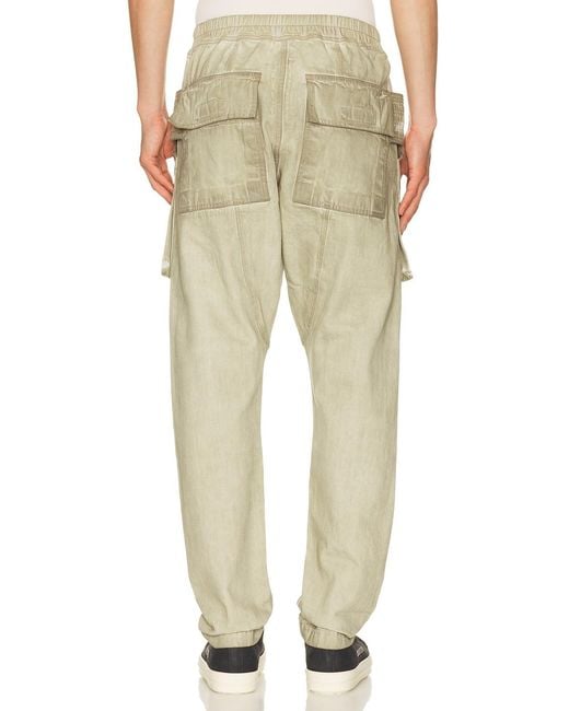 Rick Owens Natural Creatch Cargo Drawstring for men