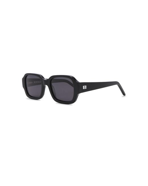 BRU Eyewear Blue Olan Rectangle Sunglasses for men