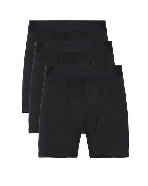 Skims Black Stretch 3 Boxer Brief 3-pack for men