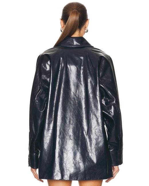 Brandon Maxwell Blue The Jesi Jacket