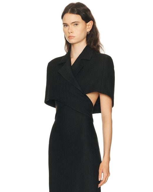 SEV Black Tailored Cape
