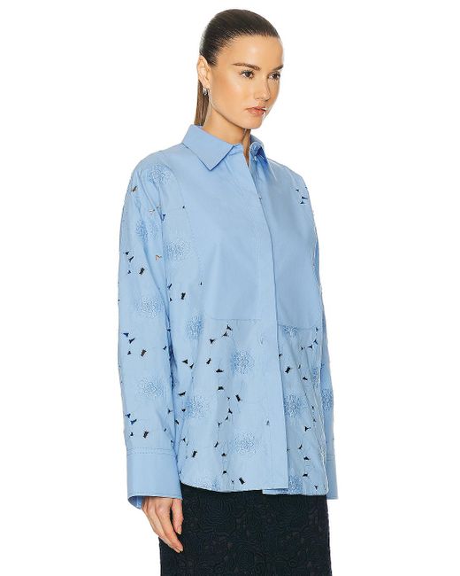 Valentino Blue Anemone Shirt