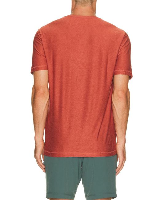 vuori Red Strato Tech Tee for men