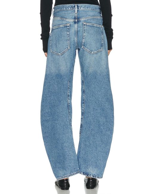 Agolde Blue Spiral Jean