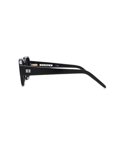 BRU Eyewear Blue Olan Rectangle Sunglasses for men