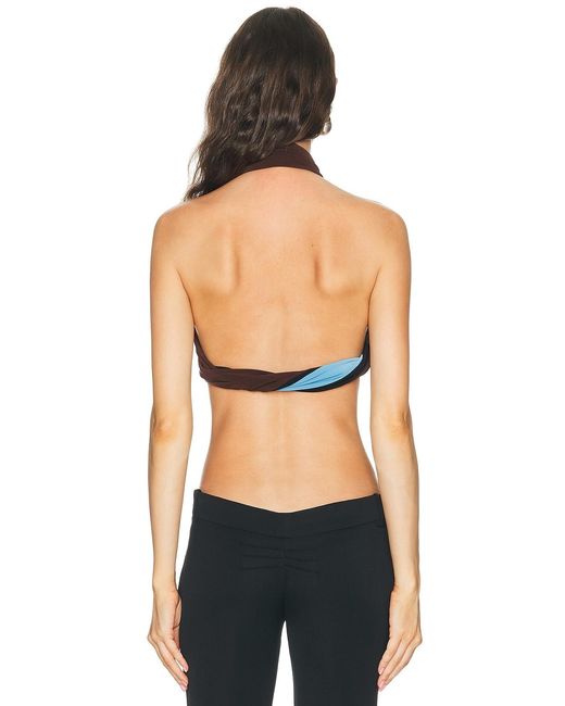 Coperni Black Crossed Top