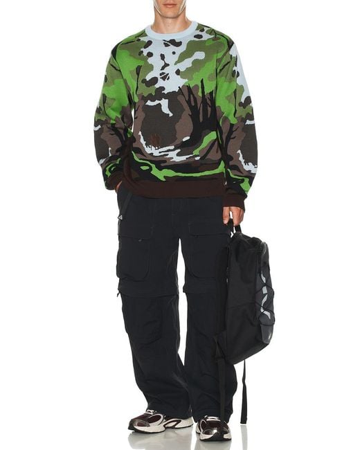 Nike Green Wilderness Sweater for men