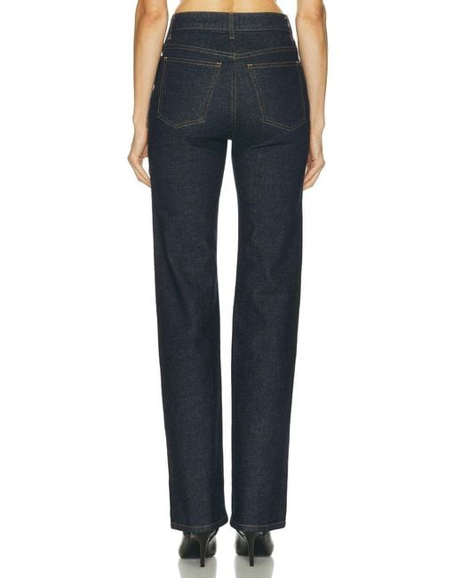 Khaite Blue Danielle Straight Leg