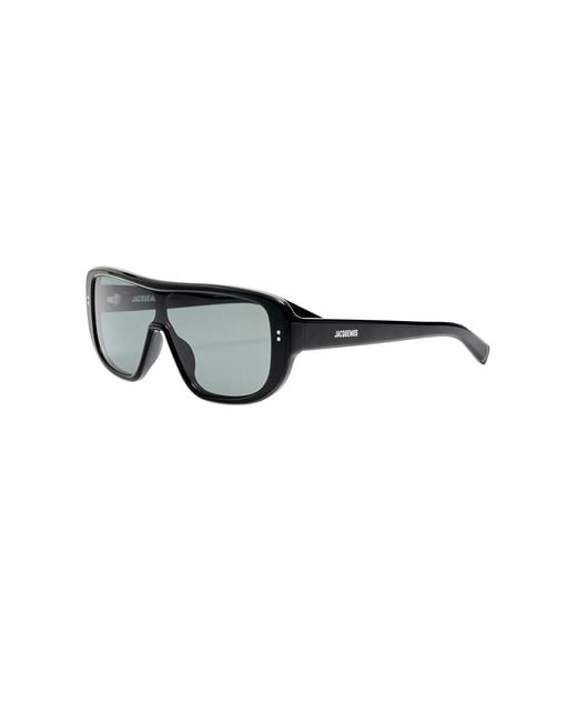 Jacquemus Black Shield Sunglasses