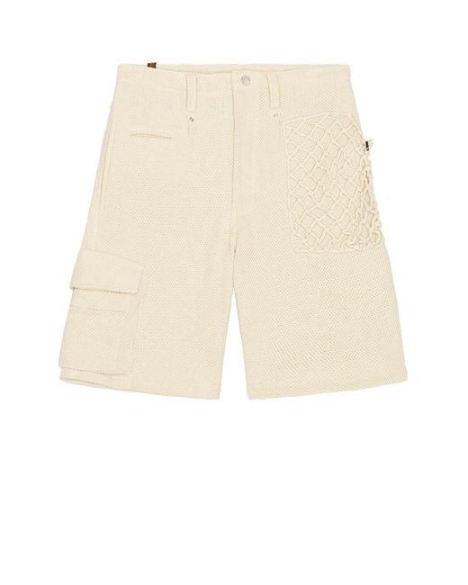 Isa Boulder Natural Gridmarch Short for men
