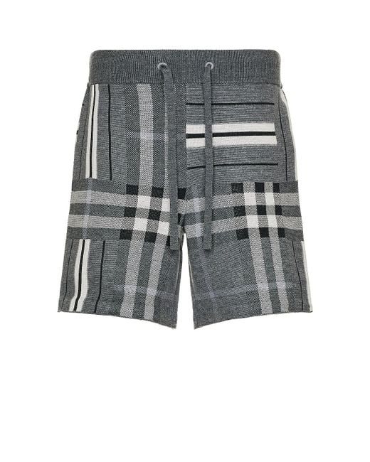 Burberry Gray Tulham Shorts for men