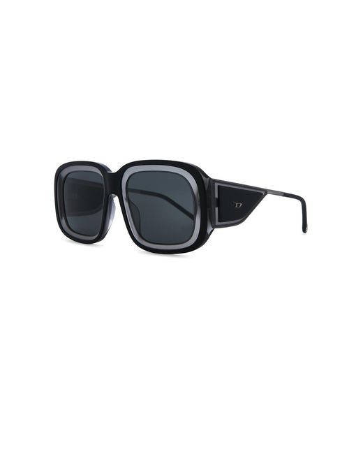 DIESEL Blue Square Sunglasses for men