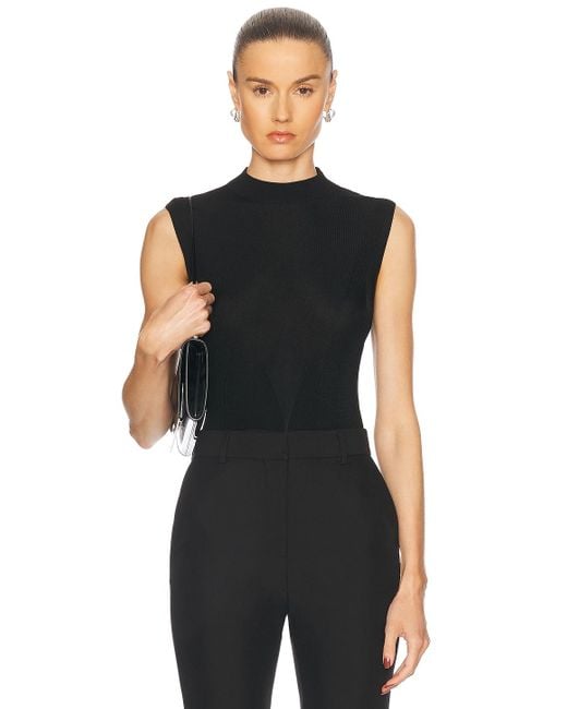 Galvan Black Polaris Bodysuit