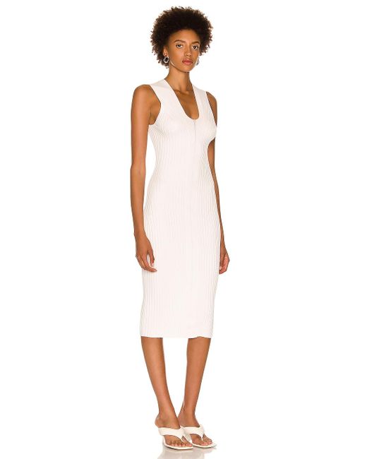 Helmut Lang Synthetic Warp Rib Vneck 