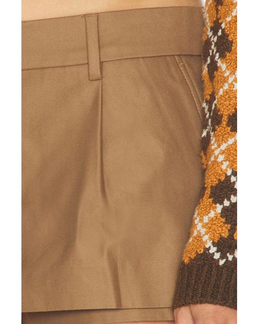 Acne Natural Ikka Mini Skort