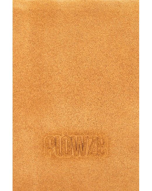 FLOWZE Orange Flo Suede Pouch Bag