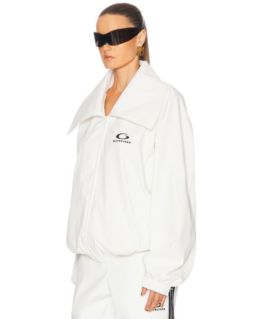 Balenciaga White Tracksuit Jacket