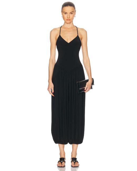 Norma Kamali Black Kenny Jumpsuit