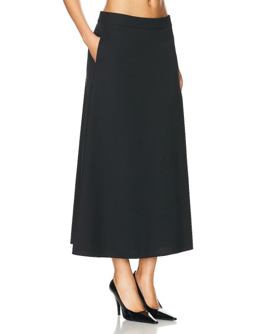 Wardrobe NYC Black A Line Midi Skirt