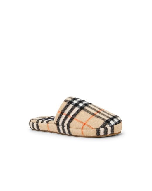 Burberry Metallic Flat Mule