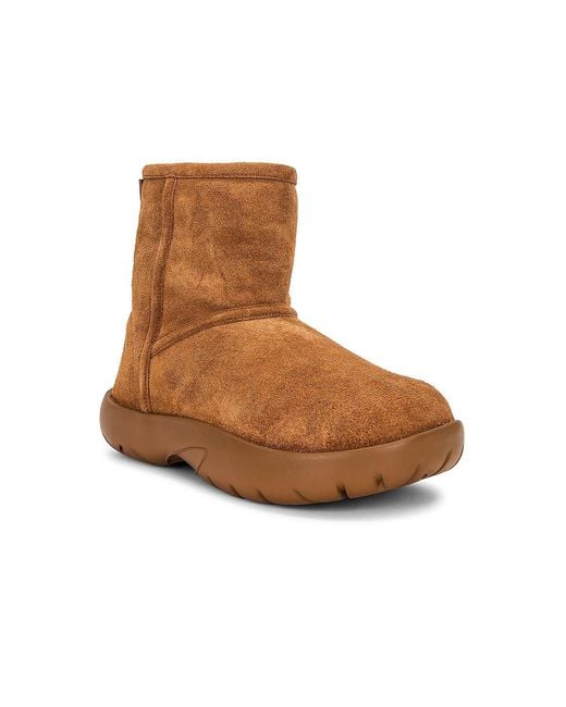 Bottega Veneta Brown Snap Ankle Boot