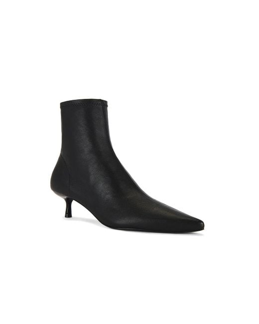 Jonathan Simkhai Black Joni Stretch Leather Ankle Boot