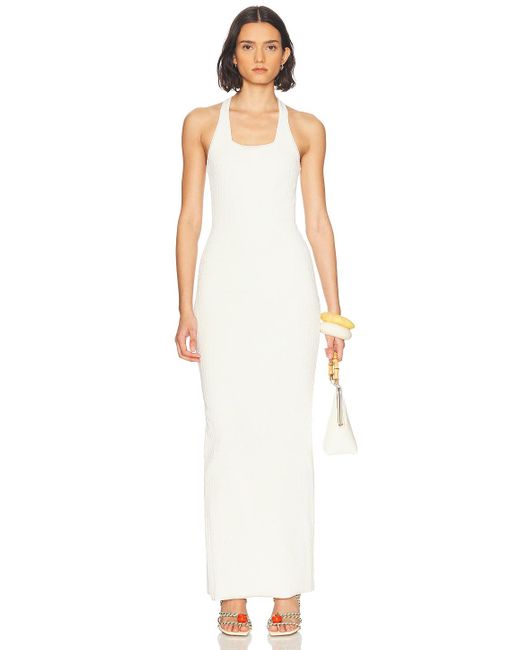 Jacquemus White La Robe Scala