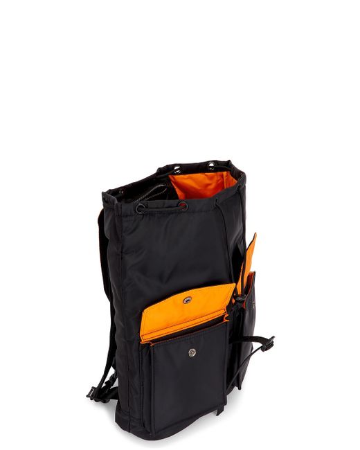Alpha Industries Black Nylon Backpack for men