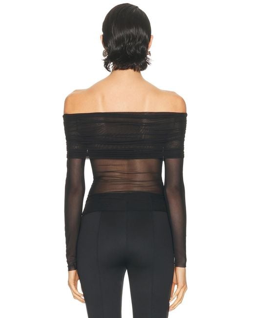SER.O.YA Black Rosa Top