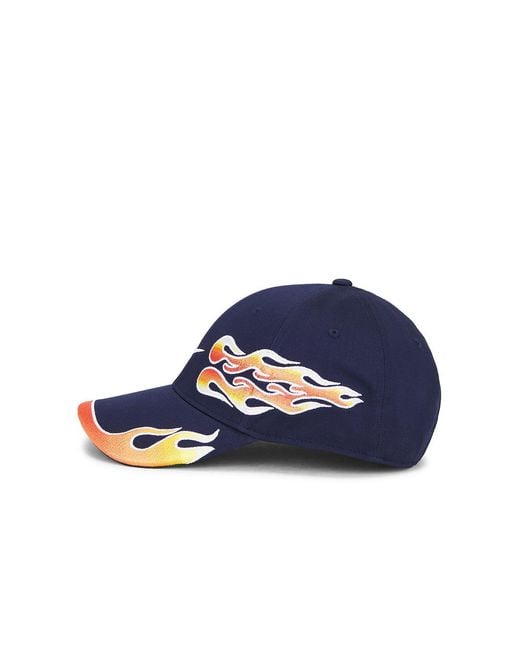Nike Blue Structured Og Flame Cap for men
