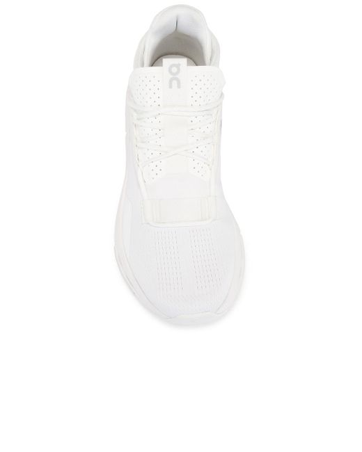 On Shoes White Cloudnova 2 for men