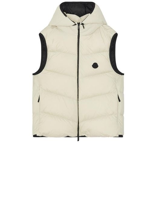 Moncler Natural Guersac Puffer Vest for men
