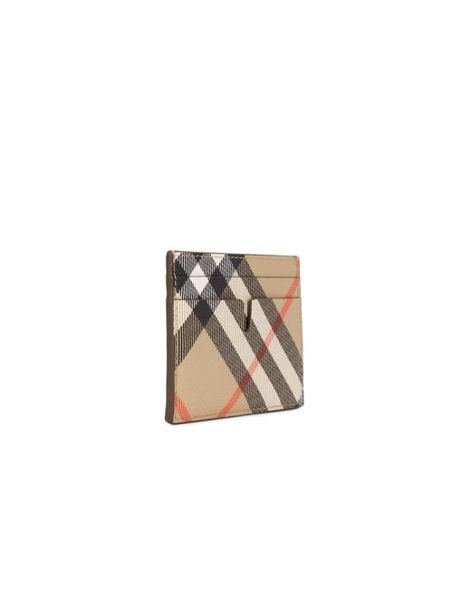 Burberry Natural Sandon Essentials Cardholder for men