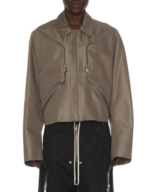 Rick Owens Brown Heizer Mac Jacket for men