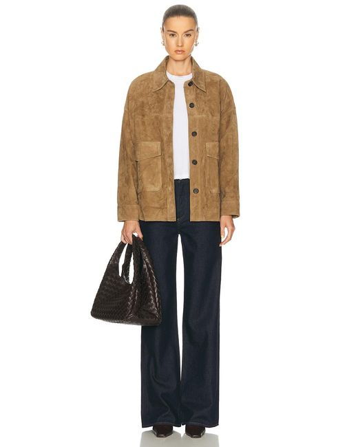 Arma Natural Kaylee Suede Jacket