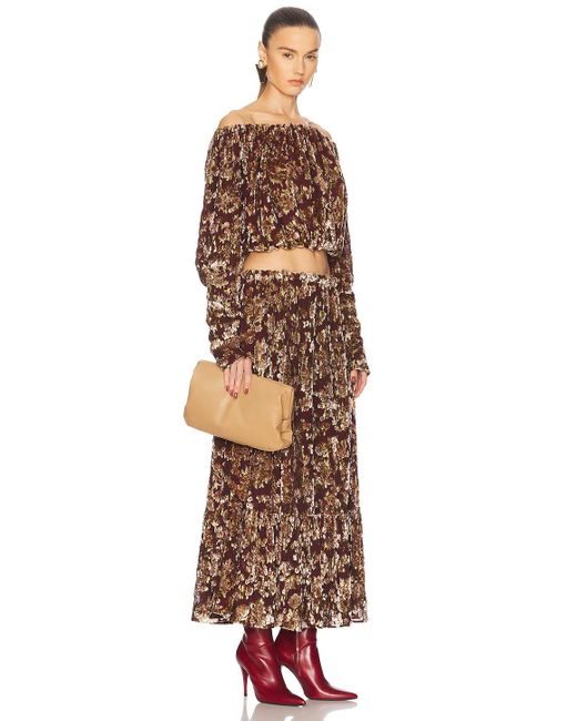 Saint Laurent Natural Large Clutch