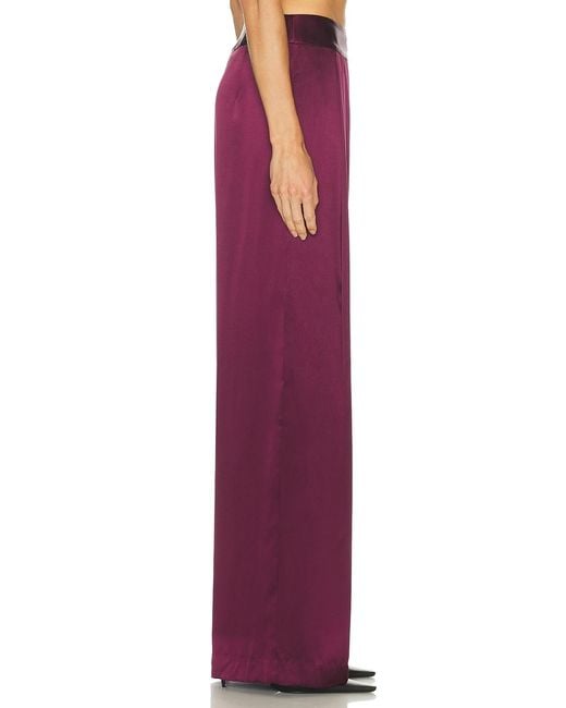 The Sei Purple Relaxed Trouser