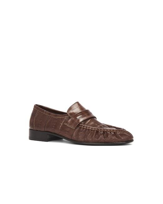 The Row Brown Soft Loafer