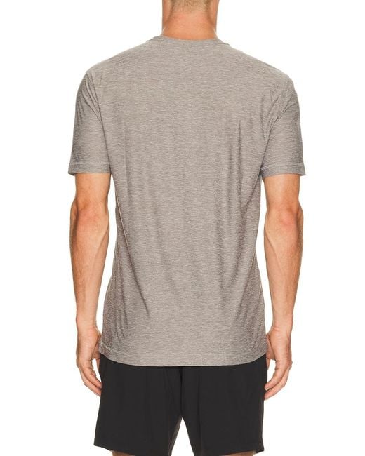 vuori Gray Strato Tech Tee for men