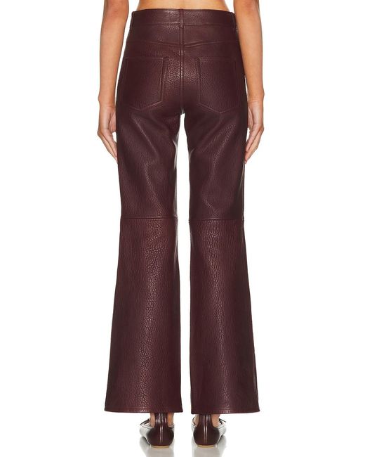 Chloé Red Leather Pant