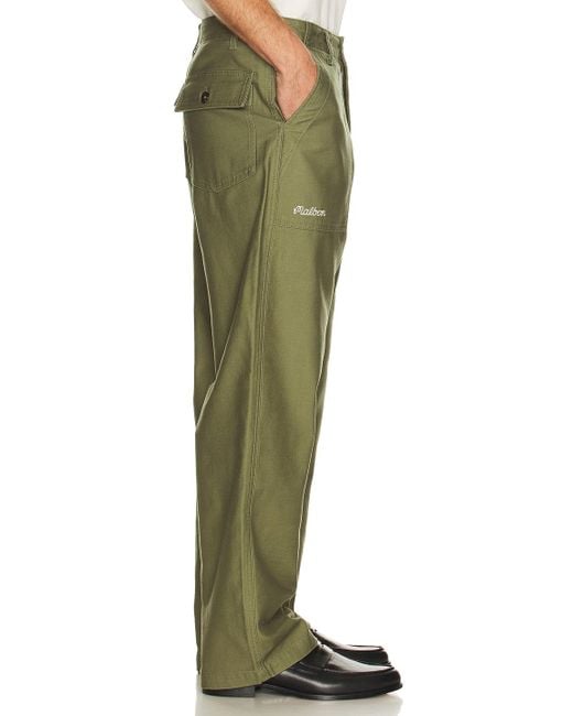 Malbon Green Braxton Pant for men