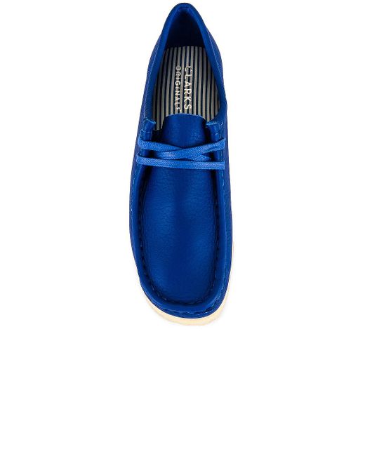 Clarks Blue Wallabee Shoe for men