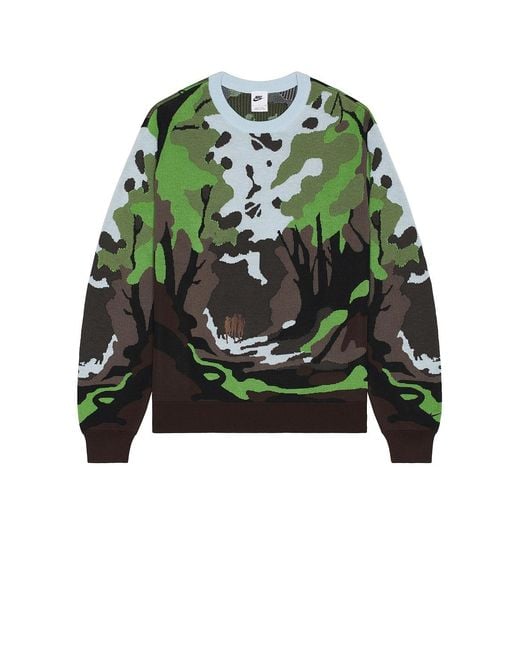 Nike Green Wilderness Sweater for men