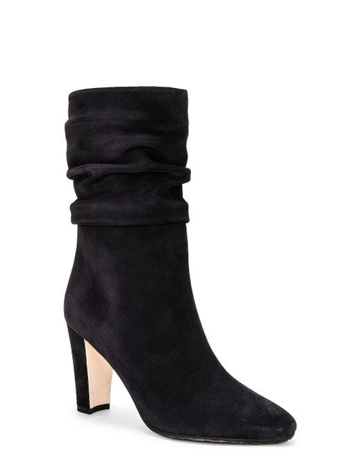 Manolo Blahnik Black Calasso 90 Crosta Boot