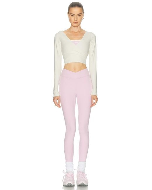 437 Natural The Wrap Top